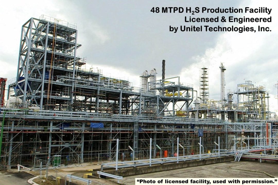 48 MTPD H2S Production Facility in Europe